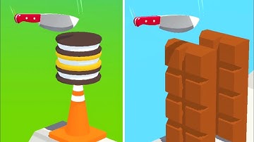 Slice It All Gameplay! Satisfying and Relaxing ASMR Slicing Video