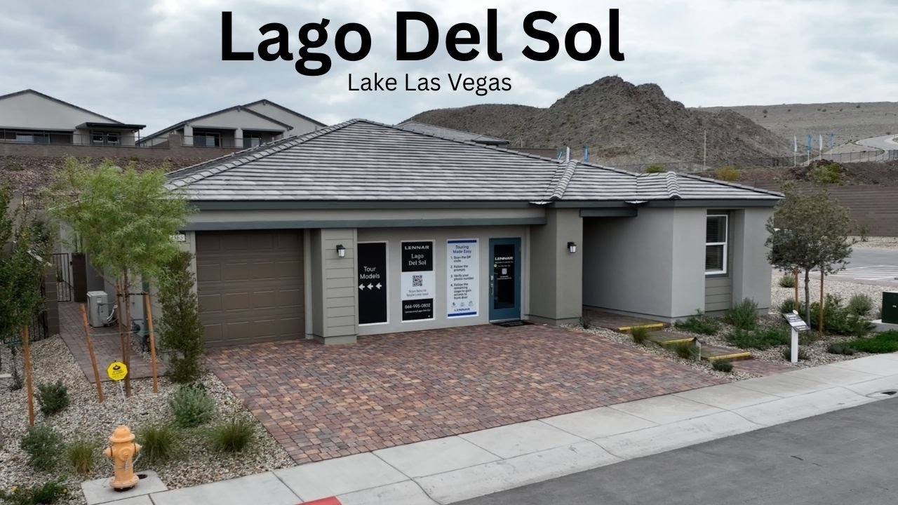 Озеро Лас-Вегас | Новые одноэтажные дома Nextgen на продажу от 739 000 долларов США | Lago Del So...