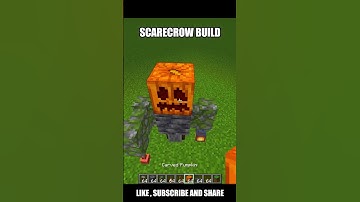 SCARECROW BUILD IN MINECRAFT !!! #shprts #minecraft #minecraftshorts