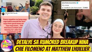 Detalye Sa Rumored Breakup Nina Chie Filomeno At Matthew Lhuillier