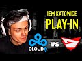 БУСТЕР смотрит CLOUD9 vs REBELS турнир IEM Katowice 2024 CS 2