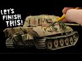 Let's Finish The Jagdtiger With Some Stowage and Finishing Touches!