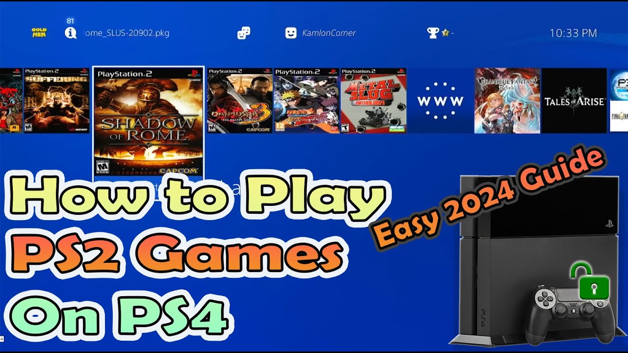 Easy 2024 Guide to play your PS2 games on the PS4