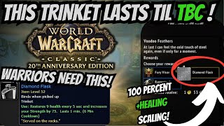 How to SOLO Classic Warrior Diamond Flask Quest: Get Your Bis Trinket for PVE EASY