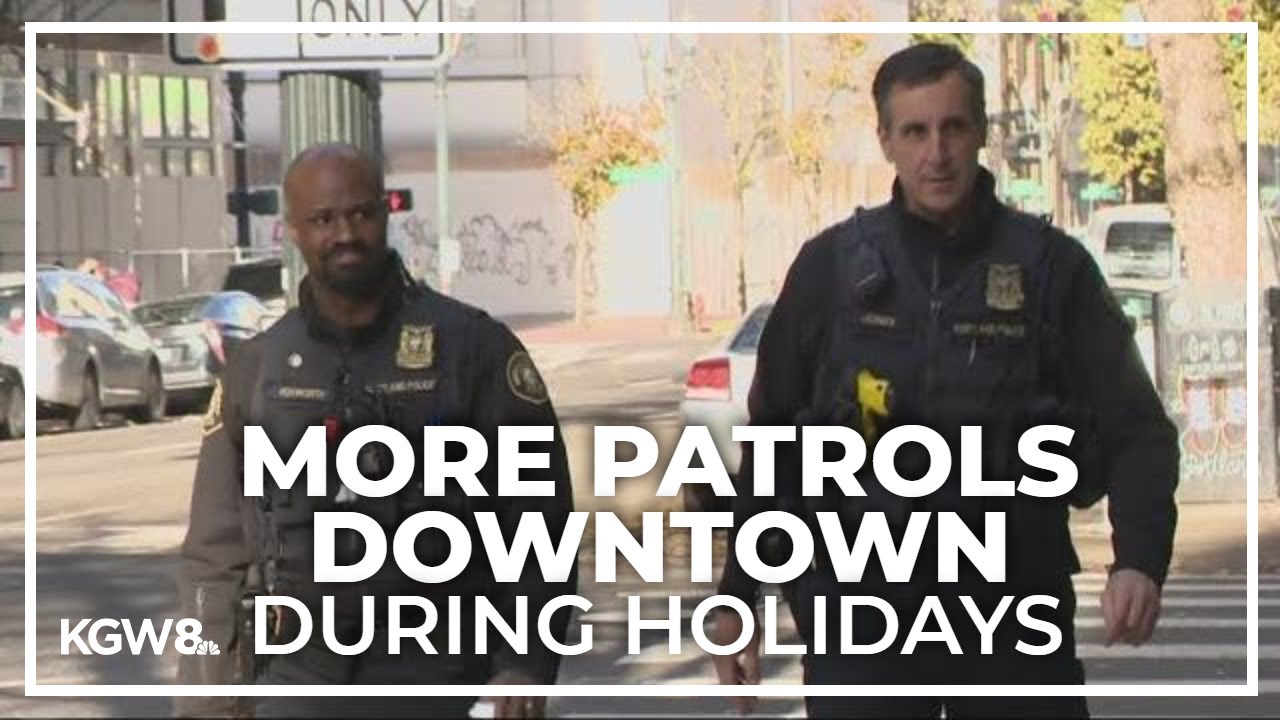 Portland police to increase walking patrols in downtown during holiday season