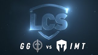 GG vs IMT | Week 6 | Spring Split 2020 | Golden Guardians vs. Immortals