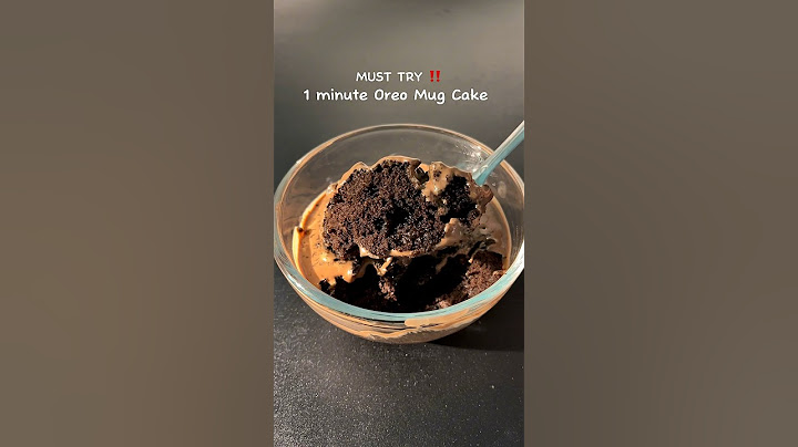 MUST TRY 1 minute Oreo Mug Cake 🤤❤️ #shorts