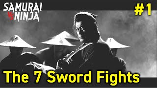 The 7 sword fights Full Episode 1 | SAMURAI VS NINJA | English Sub