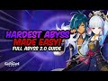 HARDEST ABYSS YET! 2.0 Abyss Full Guide - Best Strategies For EVERY New Floor | Genshin Impact