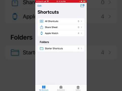 How to create folders in Shortcuts app on iOS 14? hqdefault