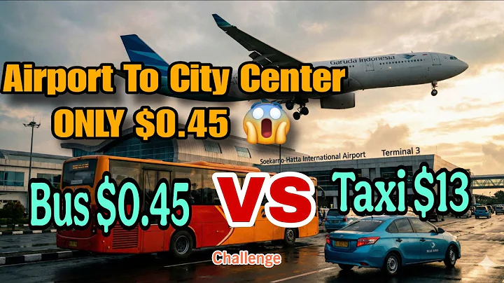 The $13 vs $0.45 Airport Challenge, Beating Jakarta's Taxi Trap #jakarta #travel #airport #train 