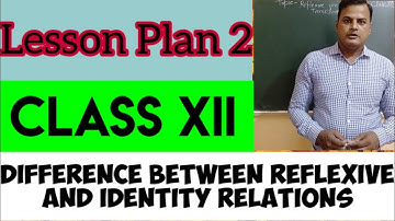 Difference between Reflexive and Identity Relations