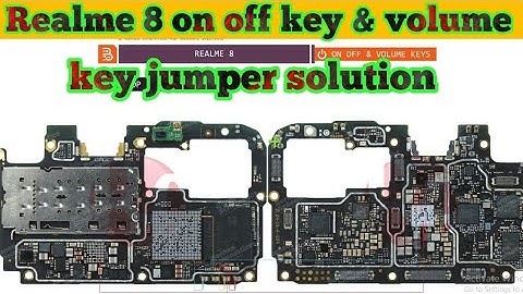 Realme 8 on off key & volume key jumper solution|#youtubeviralvideo