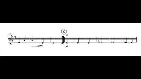 Violin 2 Borodin String quartet 1, 1st mov.