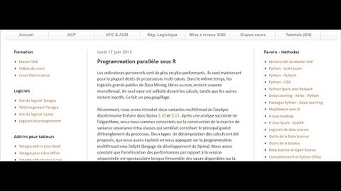 Programmation parallèle sous R
