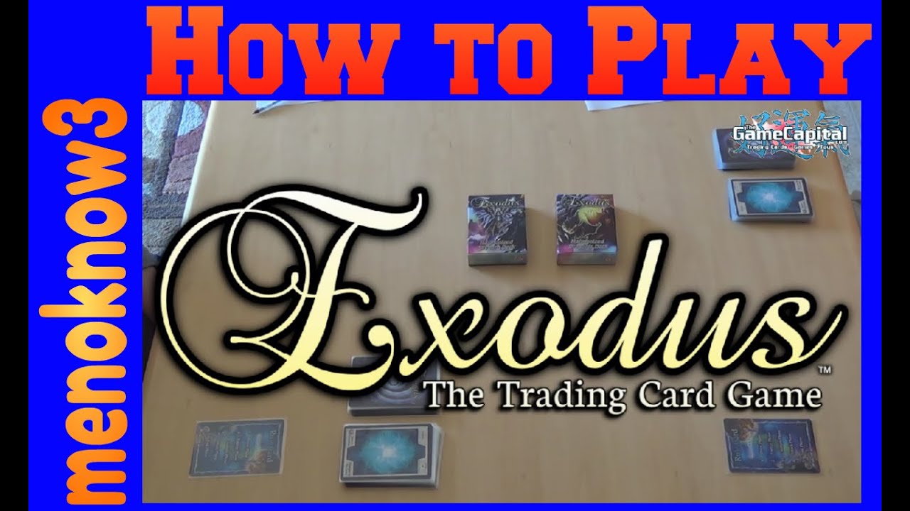Exodus The Trading Card Game Tutorial / How to Play YouTube