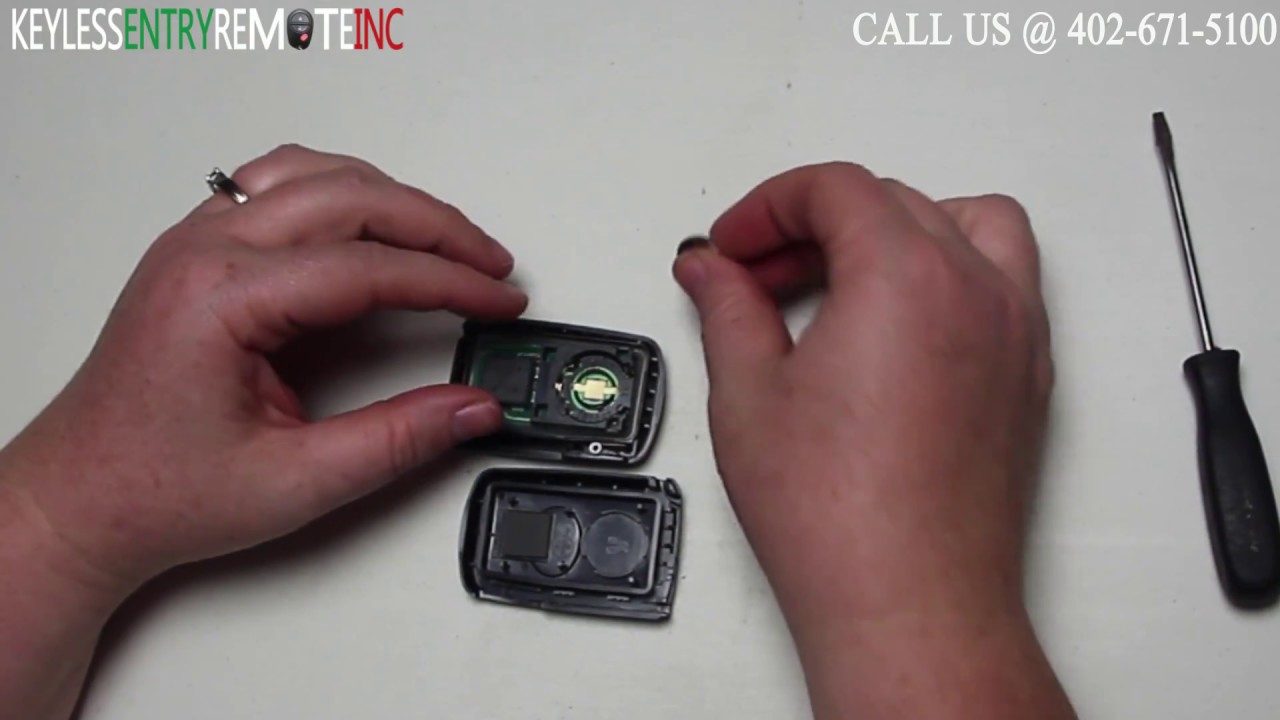 How To Replace A Toyota Camry Key Fob Battery 2012 - 2016 - YouTube