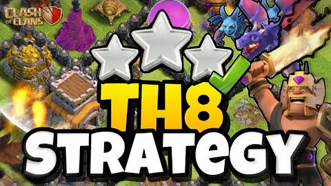 UNSTOPPABLE TH8 Attack Strategy in 2025! 🔥 Easy 3 Stars Every Time! ⭐⭐⭐