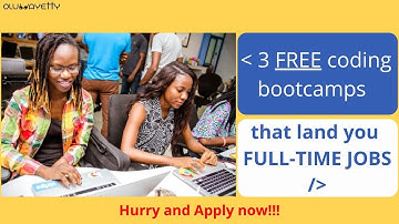 3 FREE Coding Bootcamps to Full-time Jobs (3rd one is my FAV) | Got my first Job through a Bootcamp