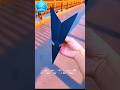 How to make a paper plane ✈️ that fly very fast #origami​ #diy​ #paperplane​