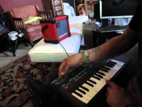 yamaha vss 30 with circuit bent voice sampler