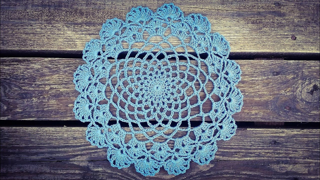 Kristinescrochets Seashells Doily Crochet Pattern Doily Patterns Crochet Patterns Crochet Stitches Chart