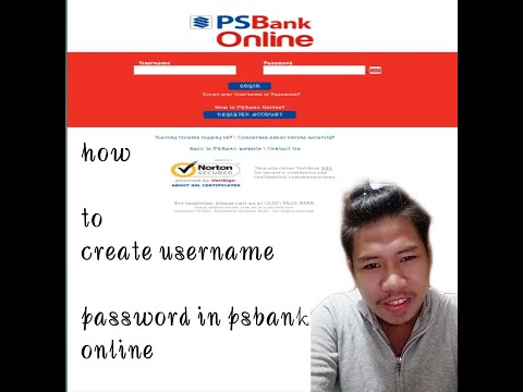 how to create username and password to psbank online#paano gumawa ng username at password sa psbank