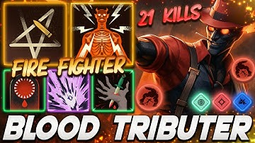 Blood Tributer Infernus FIRE FIGHTER 21 KILLS - Deadlock Pro Gameplay & Guides [Watch & Learn]