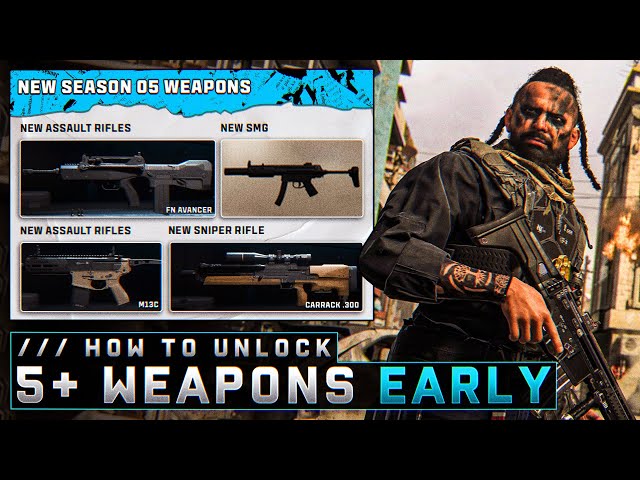 MW2 Season 5 guns and weapons