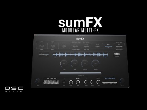 sumFX - Modular Multi-FX Processor (VST3/AU) - OUT NOW!