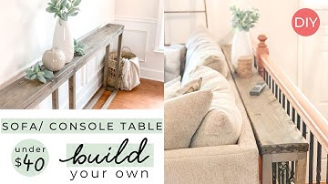 Under $40 Sofa OR Console Table | Easy Build | Ashleigh Lauren