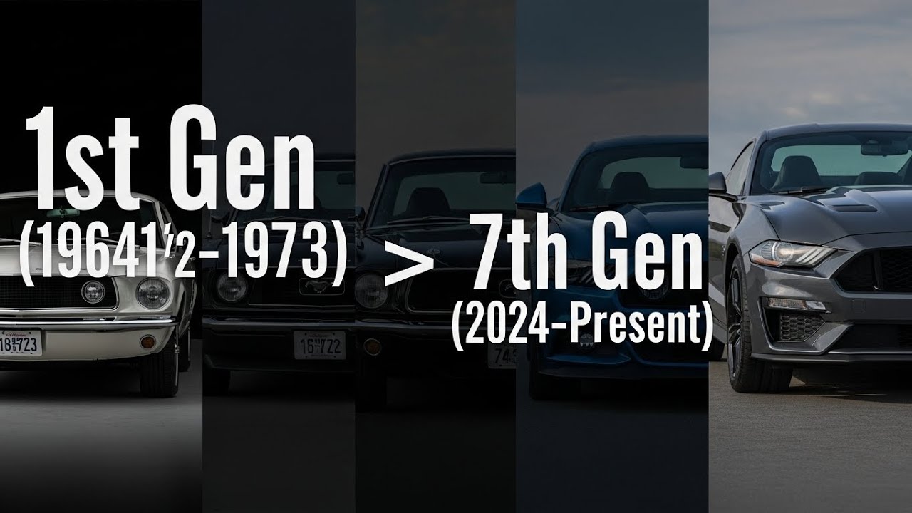 Ford Mustang Evolution (1964½–2024) | From Classic Pony Car to Modern Muscle