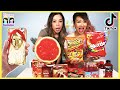 We Only Ate Red Foods for 24 Hours Challenge! TikTok Master Deleted Us!