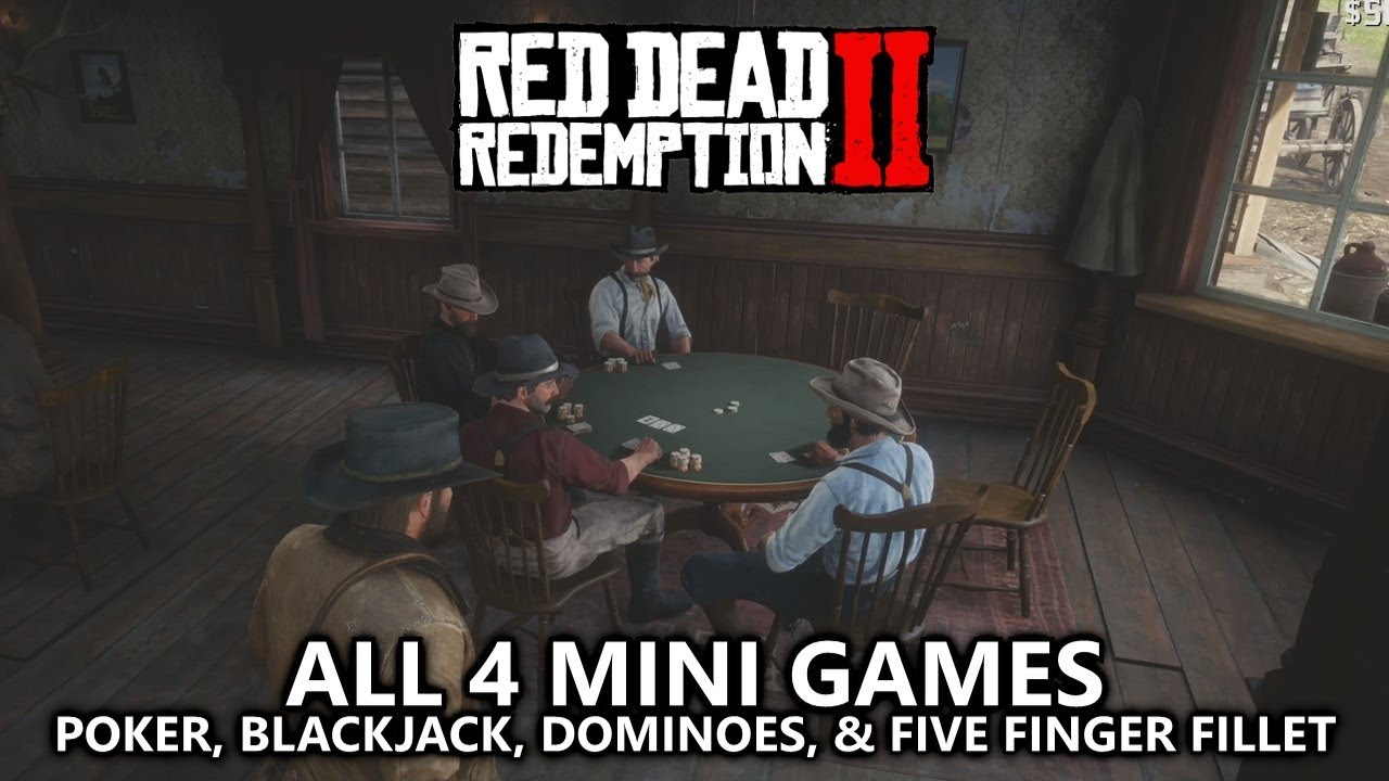 Red Dead Redemption 2 Blackjack locations: to play Blackjack Paper