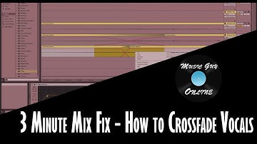 How to Crossfade Vocals - 3 Minute Mix Fix