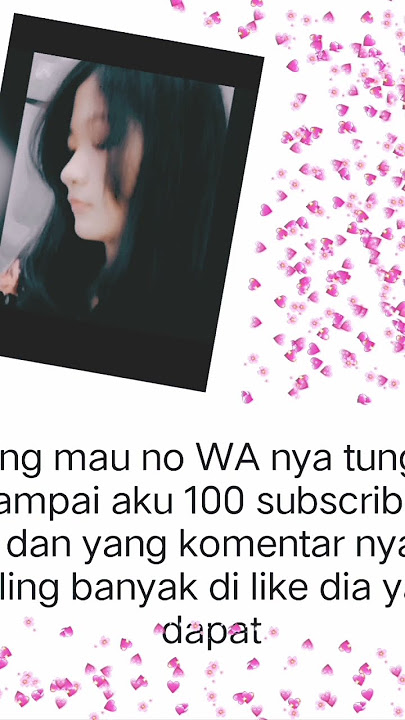 Hanya menjual no WA dia