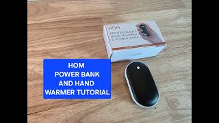 HOM Hand Warmer and Portable Power Bank Tutorial