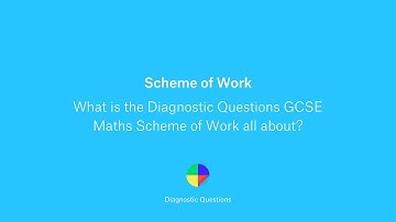 DQ Scheme of Work: What is the Diagnostic Questions GCSE Maths Scheme of Work all about?