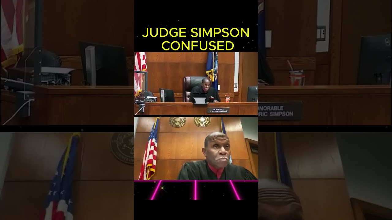 Judge Simpson Goes Silent Mid Case Courtroom Left Speechless JudgeSimpson CourtroomDrama