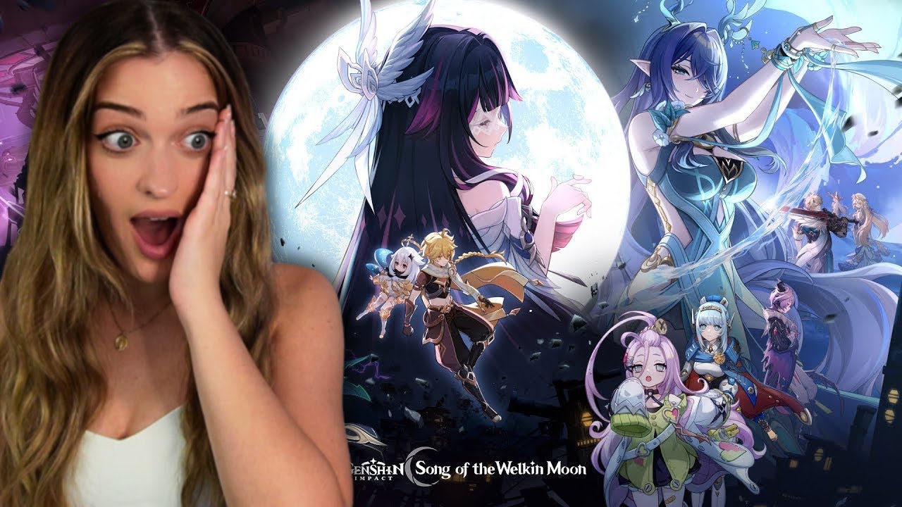 Песня Неба Луны: Лунная баллада ночи РЕАКЦИЯ | Genshin Impact #GenshinImpact