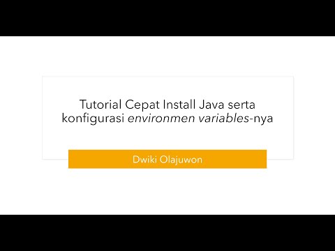 Tutorial Cepat Install Java Serta Konfigurasi Environmen Variables-nya