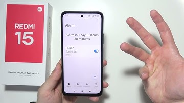 Redmi 15: How to Set Up Alarm Clock