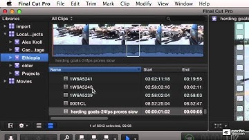 Final Cut Pro X 103: Core Training: Advanced Editing Masterclass - 22. Creating Compound Clips