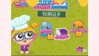 How to play Cooking Academy Burger game | Free online games | MantiGames.com screenshot 3