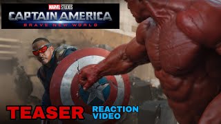 Captain America - New Brave World | Teaser Reaction Video | Hindi | #redhulk #marvel