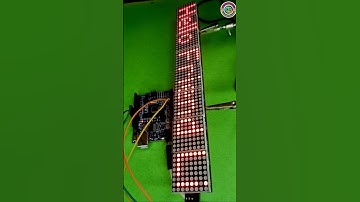 Scrolling text display || Arduino program 😱👍 || #shorts #youtubeshorts#shortvideo #electronics#viral