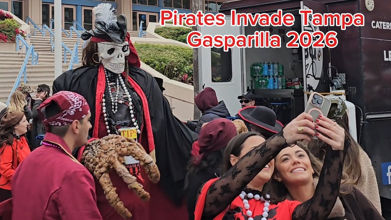 Gasparilla 2026 Pirate Invasion in Tampa 🏴‍☠️⚓