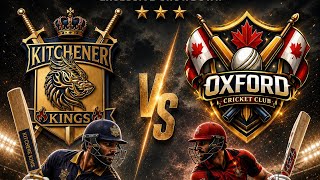 kitchener kings vs oxford cricket club || WCL 2026 ||