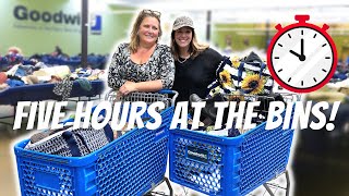 I Thrifted Lux Items for $2 per pound at the Goodwill Outlet! Thrift with me Poshmark thrift haul