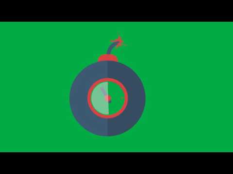 Timer Bomb Green Screen